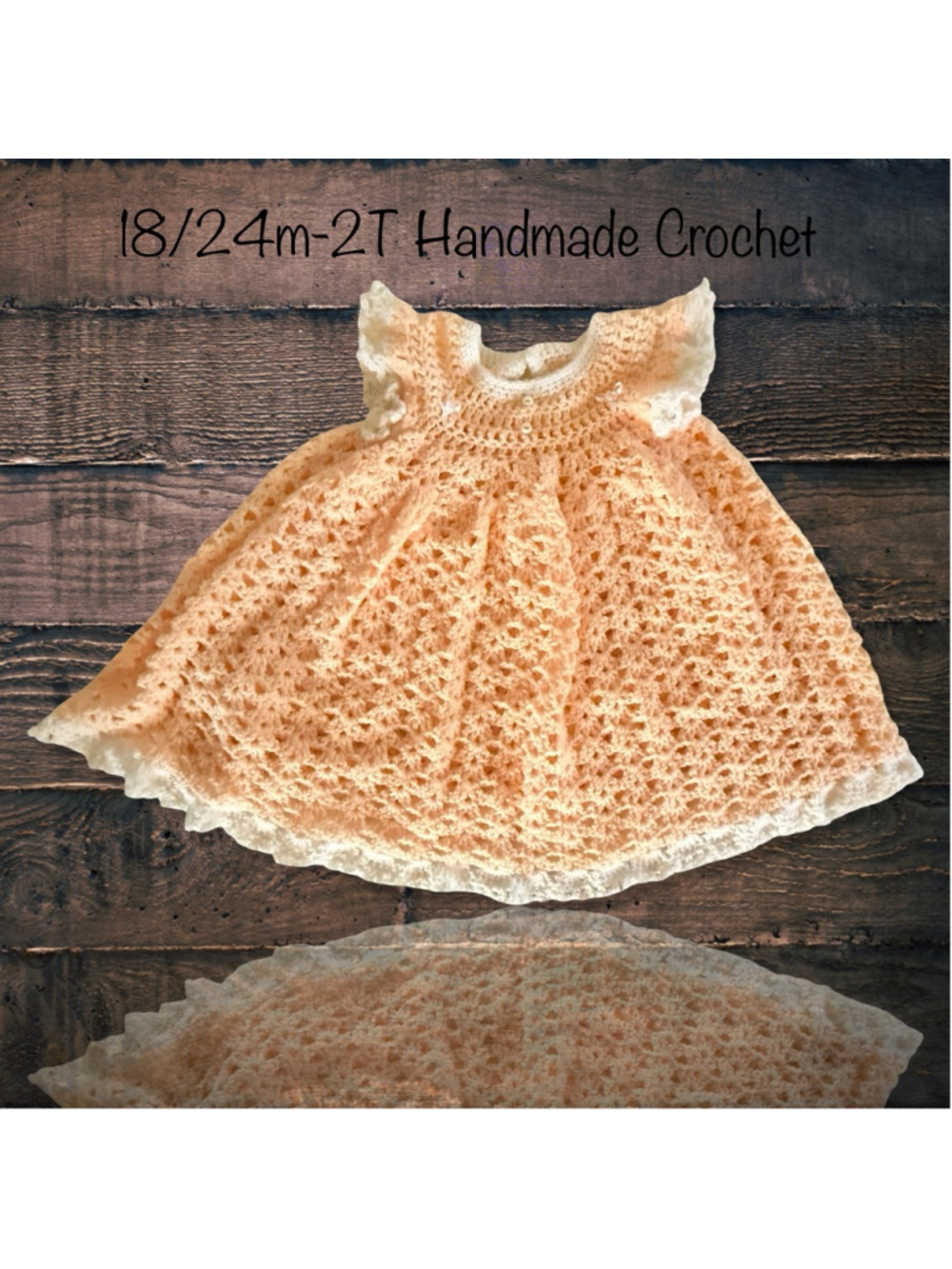 18/24m-2T Handmade Crochet Dress